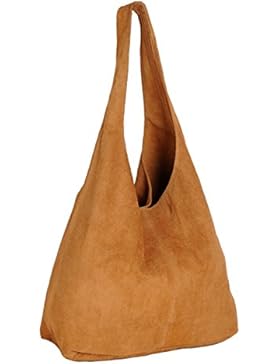 ImiLoa Ledertasche Tasche groß Shopper Wildleder Handtaschen Schultertaschen Beuteltasche Leder Lederhandtasche...