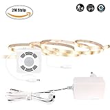 2M Sensor Streifen Beleuchtung LED Streifen,LED Stripes,LED Leiste,LED Band,LED Licht,Lichtband,LED Streifenbeleuchtung,LED Strip Light Küche Beleuchtung Anti-Öl Natürliches Weiß 4000K IP44 wasserdicht by Maylit