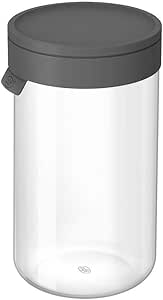 ALFI Glass Jar with Lid, Glass, grey, 14.0 x 14.0 x 24.0 cm : Amazon.co.uk:  Home & Kitchen