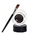 JACKY 2Pcs Waterproof Eye Liner Eyeliner Shadow Gel Makeup Cosmetic Brush
