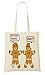 Produktbild ToteWorld Two Cute Ginger Bread Cookies Tragetasche Einkaufstasche
