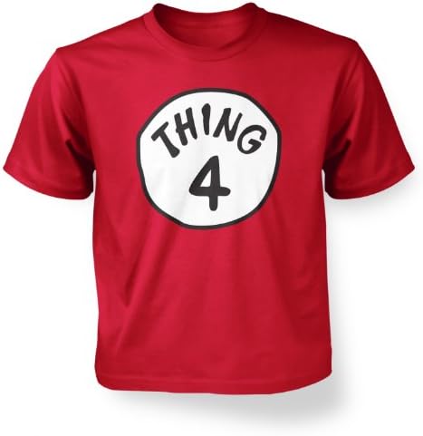 Thing 4 Kids T-shirt - Red XL (12-14)