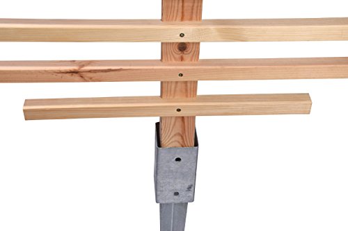 dobar Design Pflanzen-Rankhilfe, Rankgitter-Rankgerüst, natur, 76 x 6.5 x 186 cm, 58220e - 5