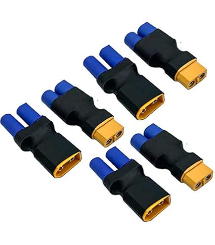 2 Paia Adattatore Connettore XT60 a EC3 Spina RC Maschio Femmina per RC