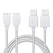 Produktbild Lumsing Fitbit Surge USB Ladekabel Nylon Kabel 3.3 Feet/1M *2 Ersatz Ladekabel Power Kable für Fitbit Surge Fitniss Weiß)