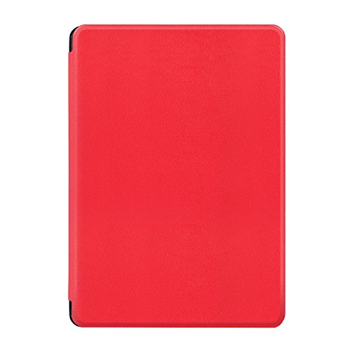 Hohe Qualität Prämie Ultra Schlank Leicht Smart Cover Tasche für Kobo Aura One 7.8″ e-Reader + Displayschutzfolie und Stylus Pen (Aura One 7.8″, Rot) - 2
