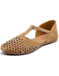 Midsole Women's Printed Party Wear Classy Cutwork Casual Bellies (FT834C)