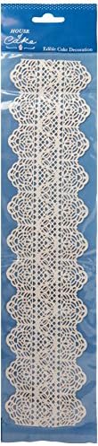 House of Cake Vintage Edible Pearl Design Cake Lace (Pack of 6)