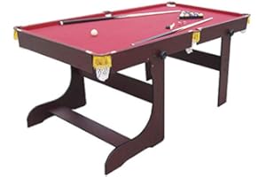 Air King Walker and Simpson Duke 6ft Foldable Pool Table Red