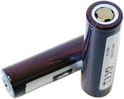 Enercig EC-HG2 Battery 2x 3.6 V Lithium Ion Unprotected Cell Format 18650 3,000 mAh, 20 A Flat Plus Pin