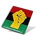 Produktbild itruty Black Power Pan African Flag Buchumschlag School PU Leather Durable Washable Reusable for Students 9"X 11"Jumbo Lehrbuchs
