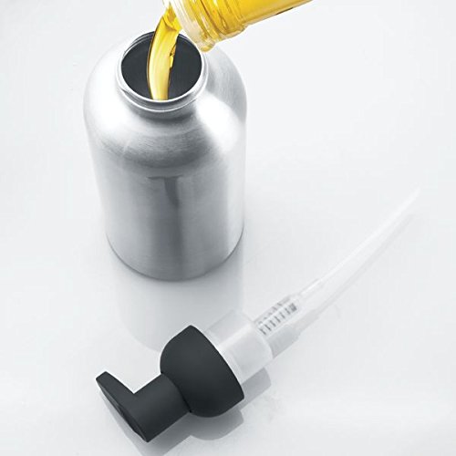 mDesign Schaumseifenspender wiederbefüllbar – edler Seifenspender aus rostfreiem Aluminium mit Pumpkopf aus robustem Kunststoff – Seifenschaumspender mit 444 ml Füllmenge – 2er Set - 3
