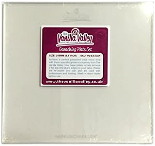 The Vanilla Valley Ganaching Plate/Disc Set - Square - Set of 2 (8 Inch)
