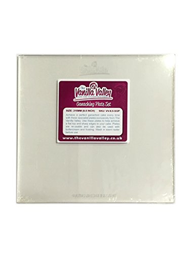 The Vanilla Valley Ganaching Plate/Disc Set - Square - Set of 2 (8 Inch)