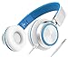 Produktbild Sound Intone MS200, faltbarer On-Ear Hi-Fi Kopfhörer, 3.5mm Klinkenstecker(Weiß/Blau)