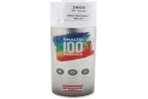 Bombe de peinture arexons acrylique 100 vernis transparent brillant aerosol 400 ml (3600)