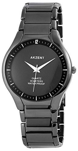 Akzent Herren Analog Armbanduhr mit Quarzwerk SS7071000017 und Metallgehuse mit Metallarmband in Schwarz und Faltschliee Ziffernblattfarbe schwarz Bandgesamtlnge 22 cm Armbandbreite 22 mm Akzent Herren Analog Armbanduhr mit Quarzwerk SS7071000017 und Metallgehuse mit Metallarmband in Schwarz und Faltschliee Ziffernblattfarbe schwarz Bandgesamtlnge 22 cm Armbandbreite 22 mm