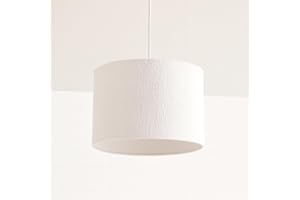 CGC Lighting Indoor Ceiling Lampshade Boucle 30cm Matching Inner (Petra White 30cm)