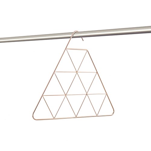Umbra 294313-880 Closet Pendant Schalhalter, Schalaufhänger, Schalsortierer, Schal, Schals, 15 Dreiecke zu Aufhängen, Verkupfertes metall, kupfer - 2