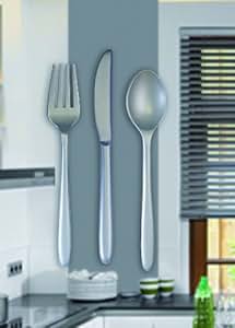 Wandobjekt Löffel Gabel Messer Dekoration Wand Küche Besteck: Amazon.de