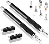 LIEFERINHALT:2 Precision Disc Stylus, 4 Ersatz Disc Spitzen,2 Ersatz Fiber Tip, 1 Jahr Garantie (30 Tage Geld-zurück-Garantie aus irgendeinem Grund) Um zusätzliche Ersatzspitzen finden - bitte suchen ASIN: B07HGZPKY3, B07HGZN5CL auf Amazon.