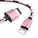 Produktbild CCSHW USB-Kabel 2.4A Ladekabel für iPhone 8 7 6S 5S Plus Handy Data Sync Charger Line Schnellladung kompakt und leicht zu tragen,Rosa