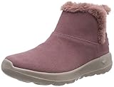 Pflegeleicht Skechers Damen On-The-go - Bundle Up Kurzschaft Stiefel, Violett (Mauve Mve), 39.5 EU