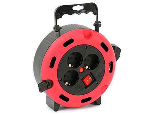 Preisvergleich Produktbild Kabeltrommel DAYHOME KTSK-3 / 5, 3-fach, mit Schalter