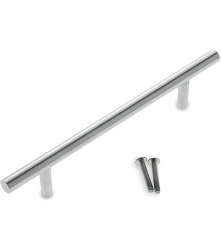 Tirador De Manija Recto Pesado Acero Inoxidable 192 Mm. | Falabella