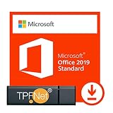 Microsoft� Office 2019 Standard 32 bit & 64 bit - Original Lizenzschl�ssel mit USB Stick von - TPFNet� - 
