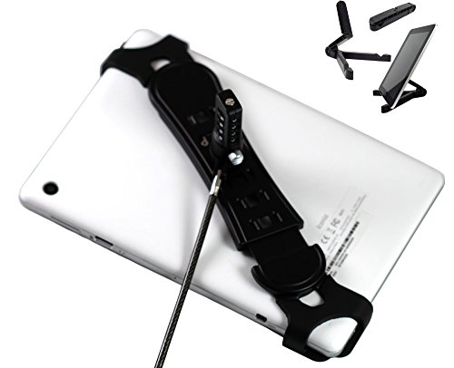 Navitech hohe Qualität Sicherheit Anti-Diebstahl-verstellbare Halterung mit Stahl-Kombination 2 Meter Kabel (beinhaltet freien stehen) Sperre für Laptops / Tablets einschließlich der (Wexler Terra 7, Black) Navitech hohe Qualität Sicherheit Anti-Diebstahl-verstellbare Halterung mit Stahl-Kombination 2 Meter Kabel (beinhaltet freien stehen) Sperre für Laptops / Tablets einschließlich der (Wexler Terra 7, Black)