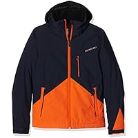 Quiksilver Mission Colorblock Youth - Chaqueta de nieve para niño, color negro, talla M