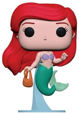 Funko- Figurines Pop Vinyle: Disney: Little Mermaid-Ariel w/Bag Collection, 40102, Multicolore