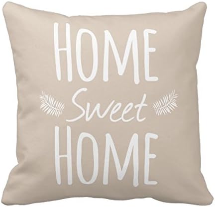 MARCOMAX Modern Toss Home Sweet Home Typography Luxury Decorative Pillow Case