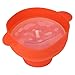 Produktbild Silikon Mikrowelle Popcorn-Eimer mit Griff Deckel sicher faltbare Popcorn Maker Bowl gesunde Küche Werkzeug (rot) MEHRWEG VERPACKUNG socialme-eu