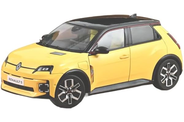 Renault 5 E-Tech Electrique 2024 Jaune Pop et Noir 1/18