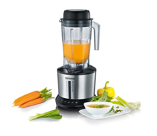 Severin SM 3740 Hochleistungsmixer, 1,7 L, 1.400 Watt, 33.500 Umdrehungen und 6 Automatik-Programme - 6