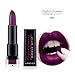 Perfect Summer Make Up Waterproof Purple Lipstick Matte Long Lasting Shade #001-Purple Jam-3.7g