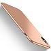 Produktbild iPhone X Hülle ,Humixx Hochwertigem Stoßfest, Anti-Fingerabdruck, Anti-Scratch FeinMatt FederLeicht Hülle Bumper Cover Schutz Tasche Schale Hardcase für iPhone X(Skin series)(Gold)