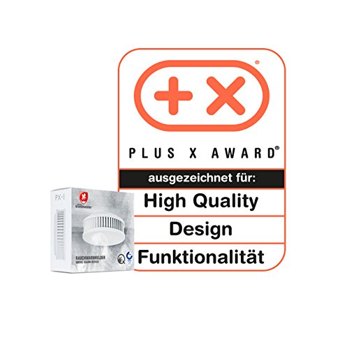 12-er Set Kleiner Brandmeister Rauchmelder PX-1 mit 10 Jahres-Batterie - 9