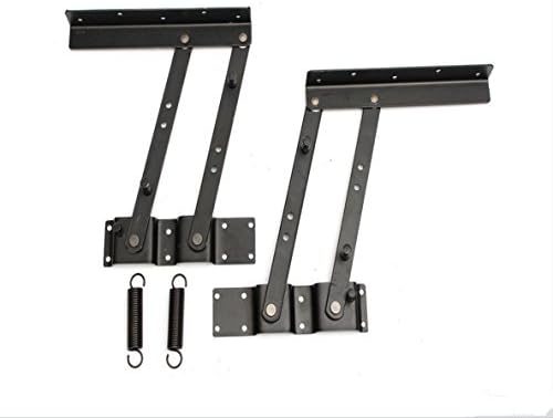 1SET Lift up Modern Coffee Table Mechanism Hardware Fitting Furniture Hinge Spring With Mounting Screws Stand Rack Bracket