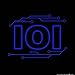 Produktbild 1art1 112733 Gaming - 101 Logo Poster Kunstdruck 40 x 40 cm