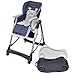 Baby High Chair Deluxe Dark Blue Height Adjustable