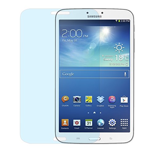 doupi 3x UltraThin fein matte Schutzfolie für Samsung Galaxy Tab 3 ( 8.0" ) 8 Zoll matt entspielgelt optimiert Display Schutz (3x Folie in Packung)