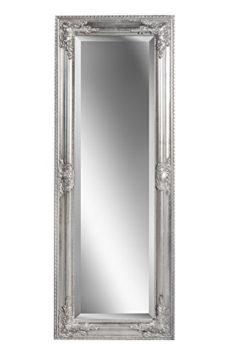 Wandspiegel Barock antik silber FINJA 110 x 40 cm