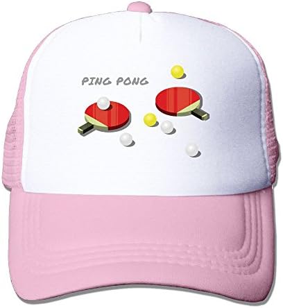 Ping Pong Paddle Mesh Hats Cotton Twill Adjustable Trucker Baseball Caps Snapback Classic