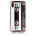 Produktbild iPhone X Hülle, Chreey [Retro Serie] Interessant Weiche Flexibel TPU Silikon Handyhülle Ultra Dünn Kratzfest Anti-Rutsch Schutzhülle Bumper Case Cover [Audio-Kassette]