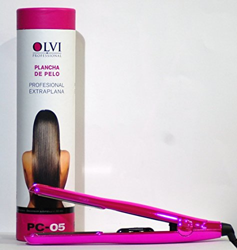 Plancha de pelo profesional Pc-05 Fucsia Olvi