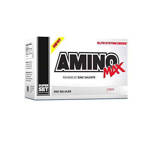 Superset Nutrition Amino Energy - Amino Max - 252 caps - Complexe d'acides aminés - Augmentation du volume des fibres musculaires