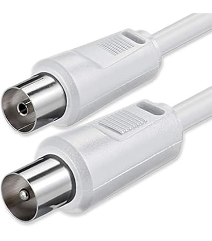 PremiumCord Coaxial TV Antenna Cable 3 m, 75 Ohm, Iec Male-Female 90 °, Shielded PremiumCord Coaxial TV Antenna Cable 3 m, 75 Ohm, Iec Male-Female 90 °, Shielded